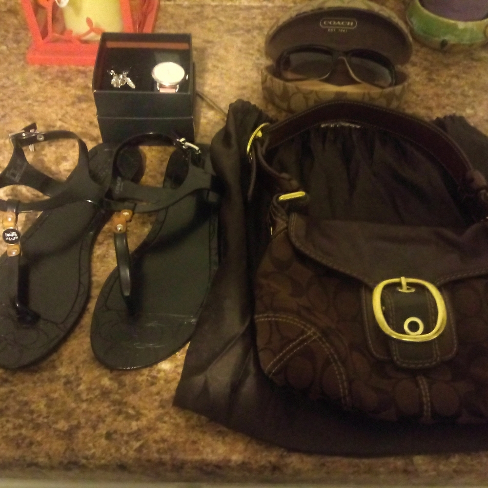 Coach sandals